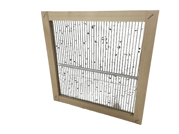 Absperrgitter in Holzrahmen für MiniPlus Beute - 280 x 280 mm Apisfarm