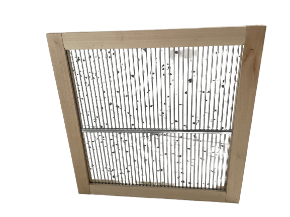 Absperrgitter in Holzrahmen für MiniPlus Beute - 280 x 280 mm Apisfarm